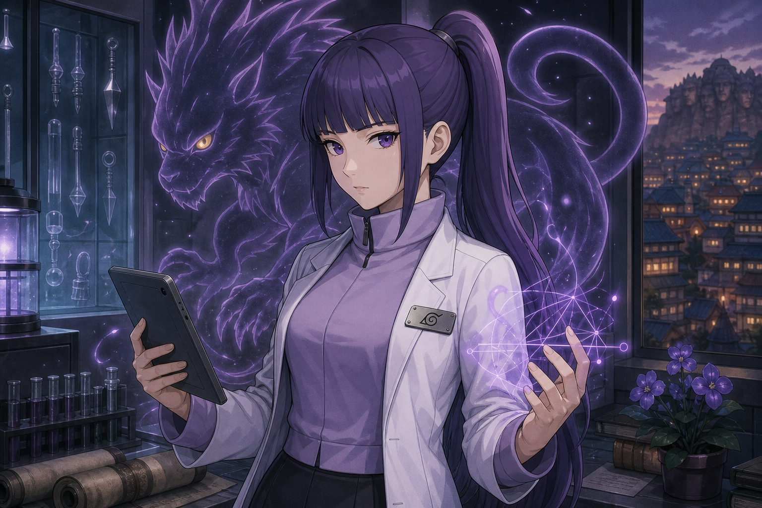 Sumire Kakei — Naruto character profile featured artwork