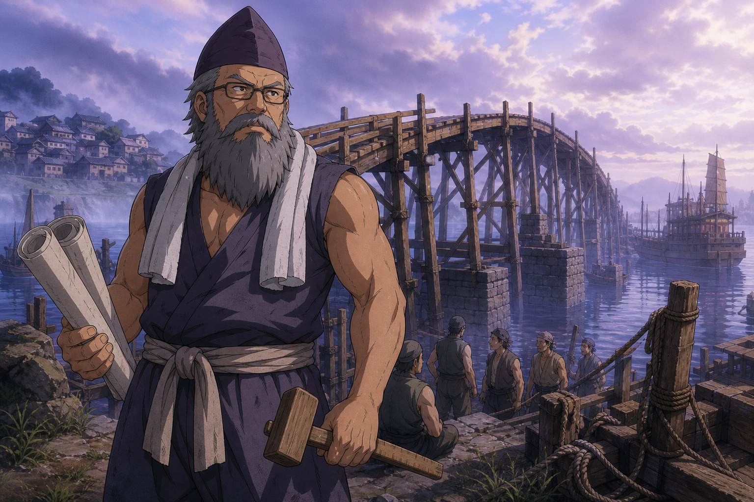 Tazuna — Naruto character profile featured artwork