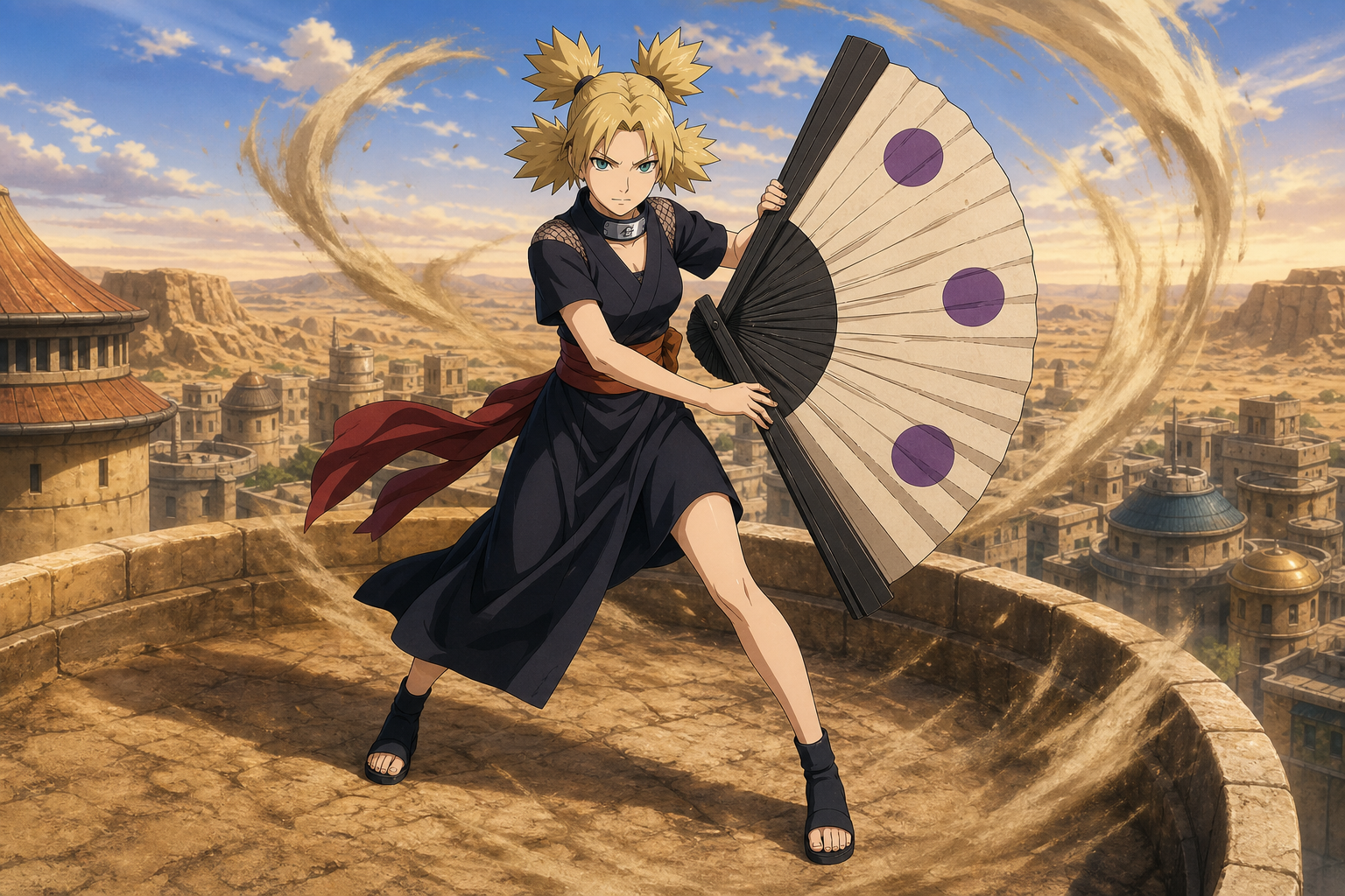 Temari — Naruto character profile featured artwork