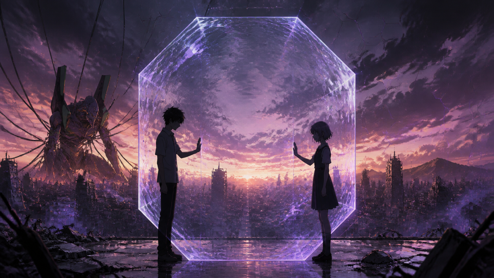 AT Fields Evangelion lore guide artwork