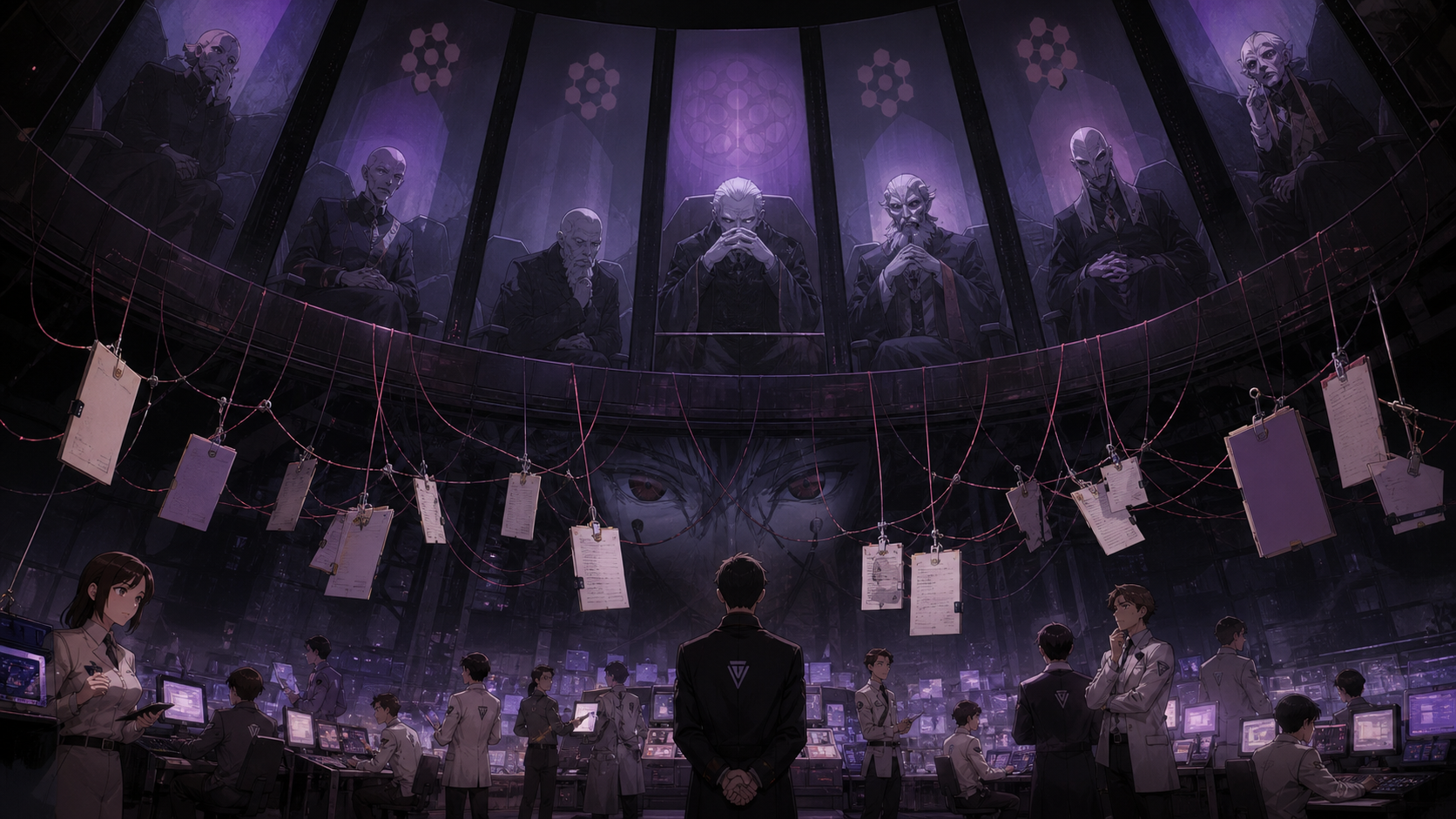 NERV and SEELE apocalypse control lore guide artwork
