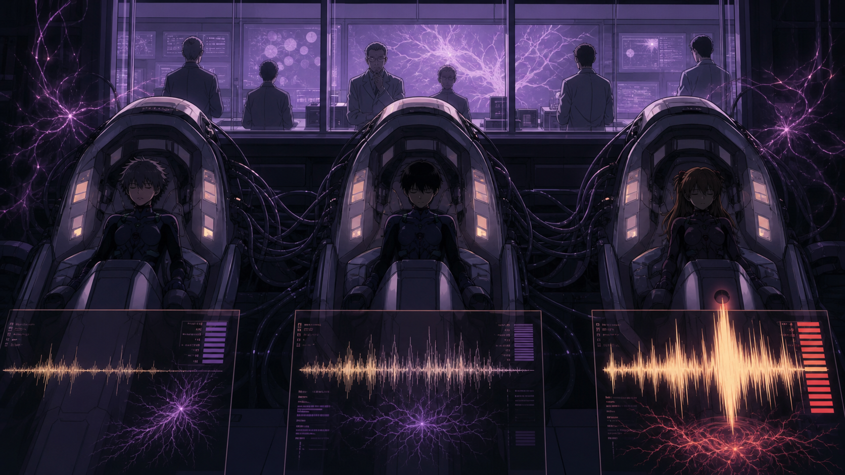 Synchronization and Entry Plugs Evangelion lore guide artwork