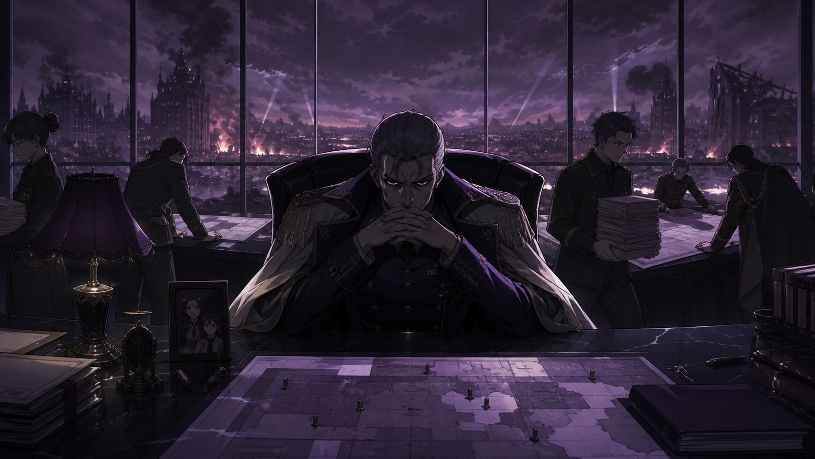 Gendo Ikari grief and governance Evangelion rant artwork