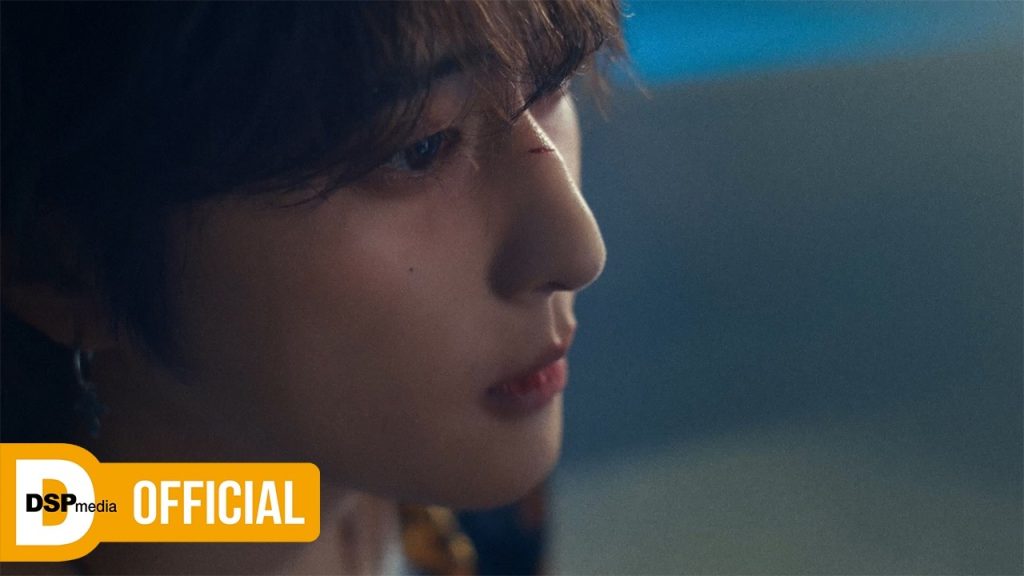 J.Seph of KARD in the low-lit EASY solo music video
