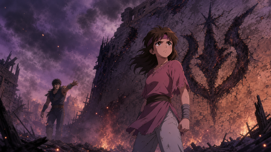 Lin refuses an occupying army’s brand in a burned village while Bat brings warning.