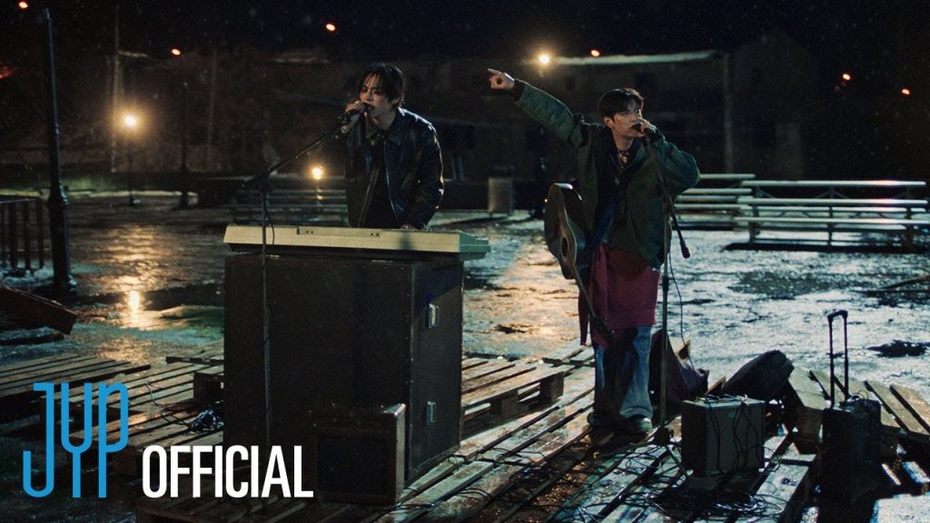 Lee Know and Seungmin in the official CINEMA unit video