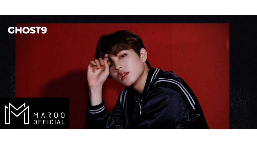 Jinwoo in an official GHOST9 individual visual film.