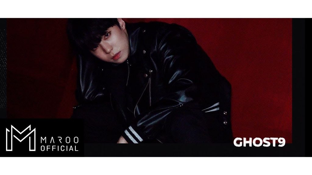 Shin in an official GHOST9 individual visual film.
