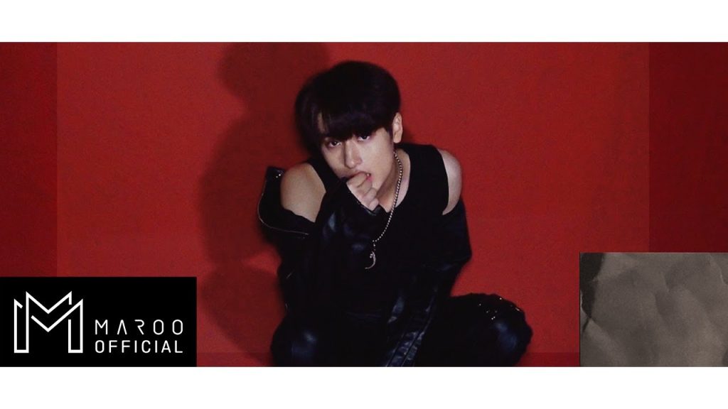 Woojin in an official GHOST9 individual visual film.