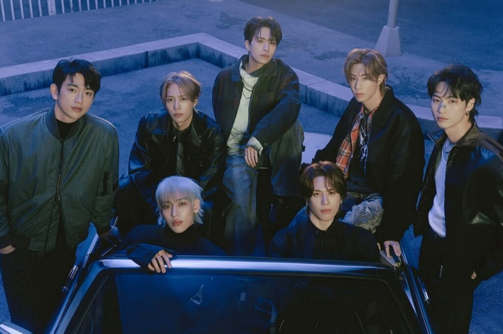 GOT7 members Jay B, Mark, Jackson, Jinyoung, Youngjae, BamBam and Yugyeom