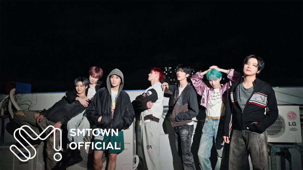 NCT DREAM together in the official Beat It Up music video