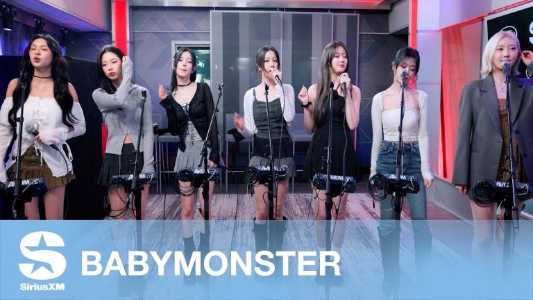 DRIP Live at SiriusXM: BABYMONSTER Left the Roof-Breaking to Their Voices React card
