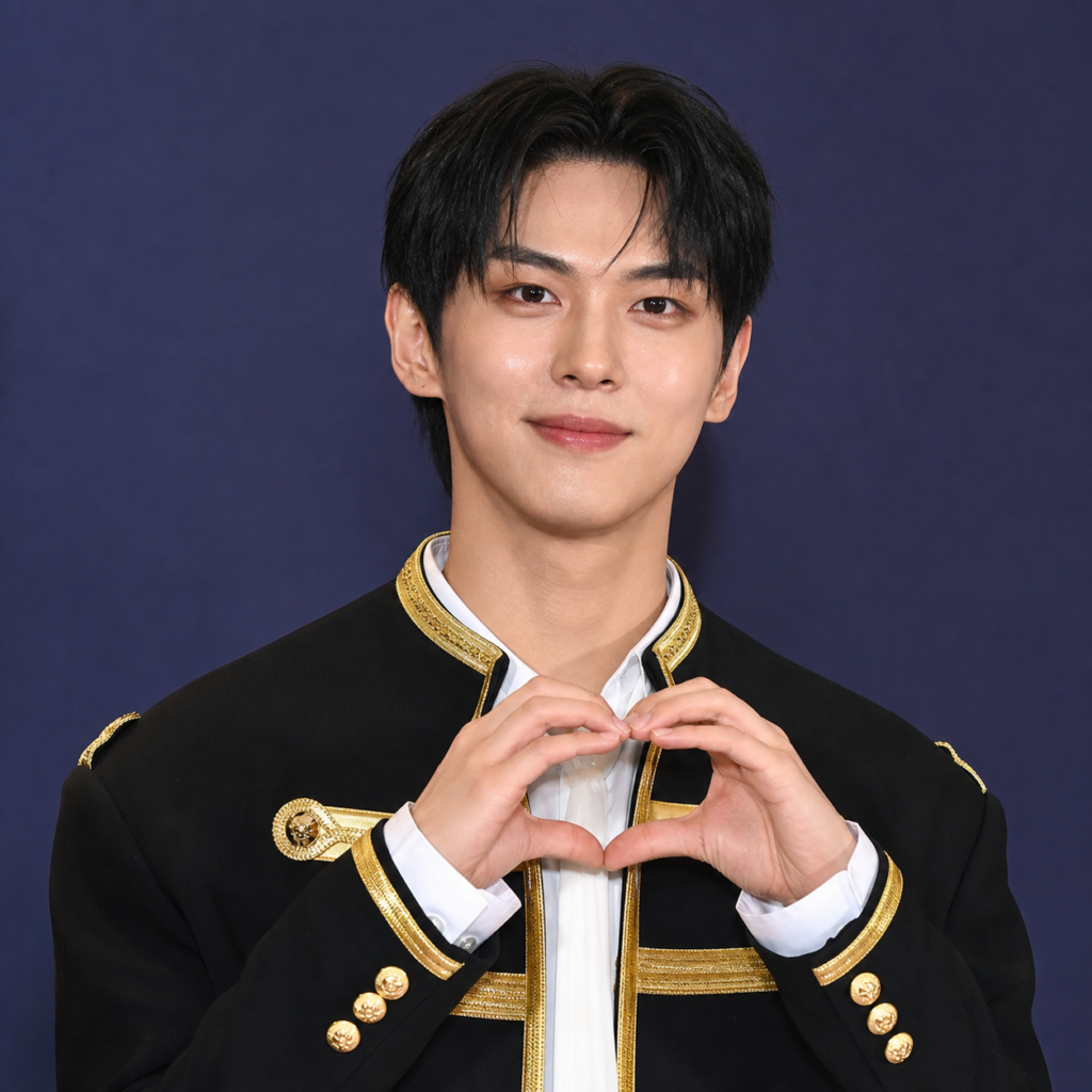 Hongseok of PENTAGON in the group’s seven-member 2026 Hanteo Music Awards lineup