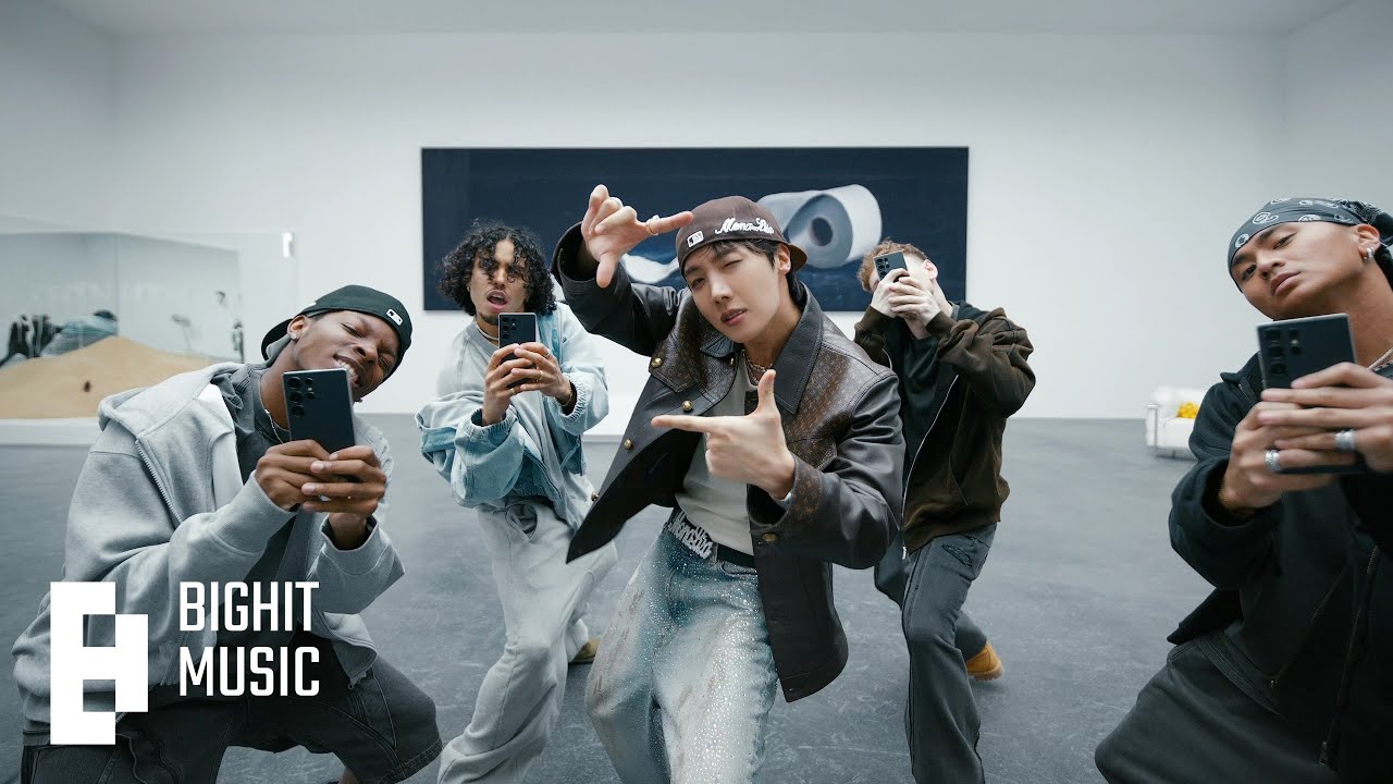 j-hope dancing in the official MONA LISA music video