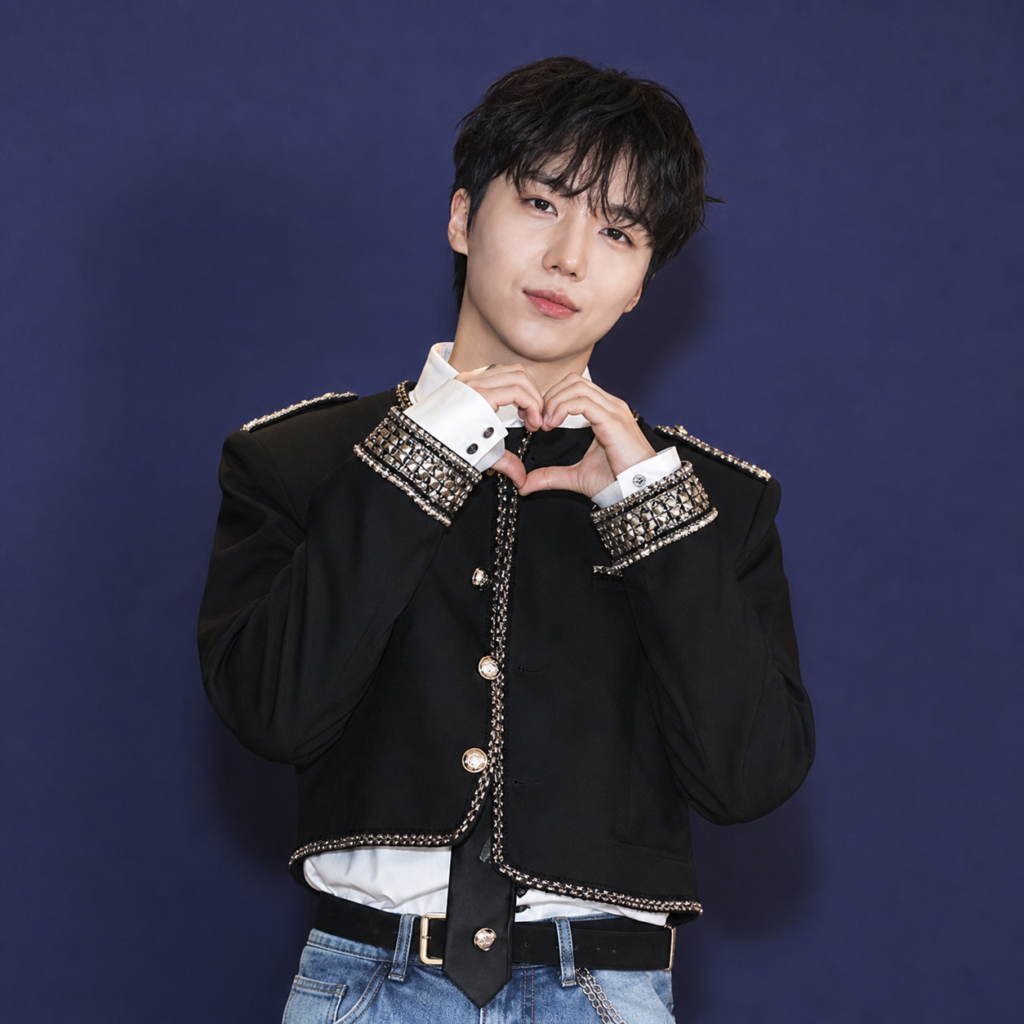 Jinho of PENTAGON in the group’s seven-member 2026 Hanteo Music Awards lineup
