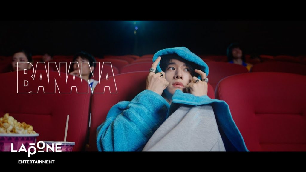 Keigo Sato performing in the official BANANA video