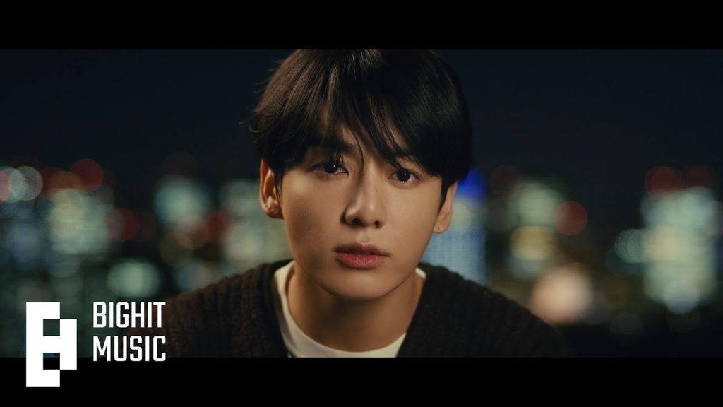 Jung Kook in the exact official Hate You visualizer