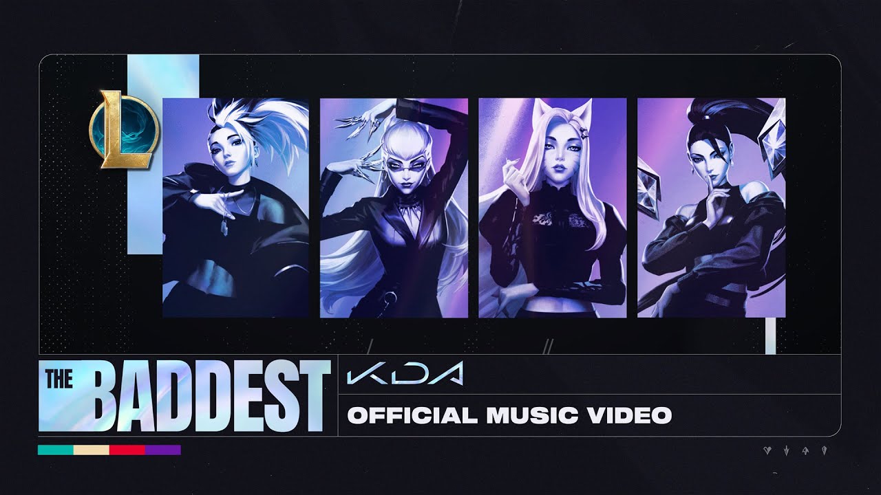 THE BADDEST: K/DA Proved a Lyric Video Can Still Walk Into the Room Like a Threat