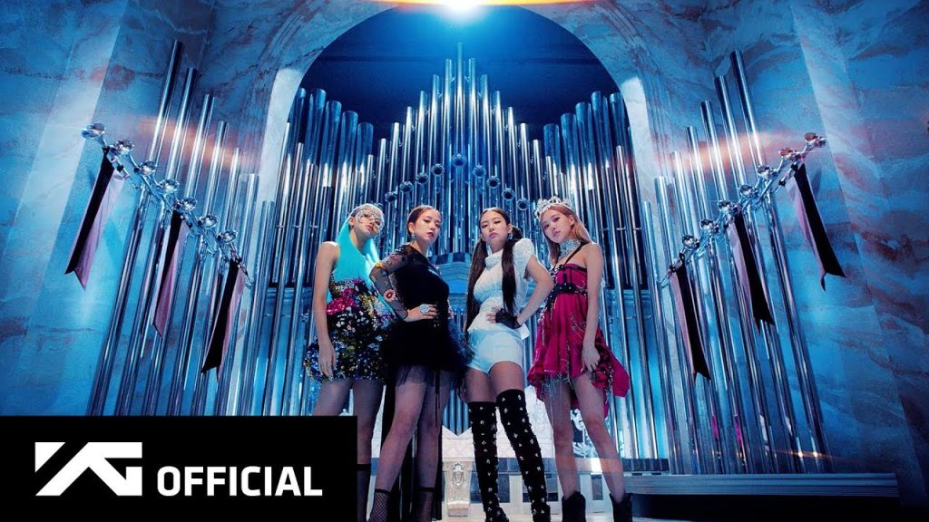 BLACKPINK marching in the official Kill This Love music video