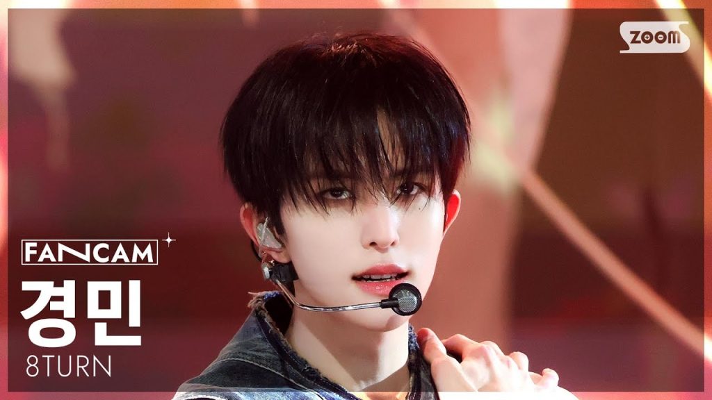 Kyungmin in an official 8TURN broadcast performance.