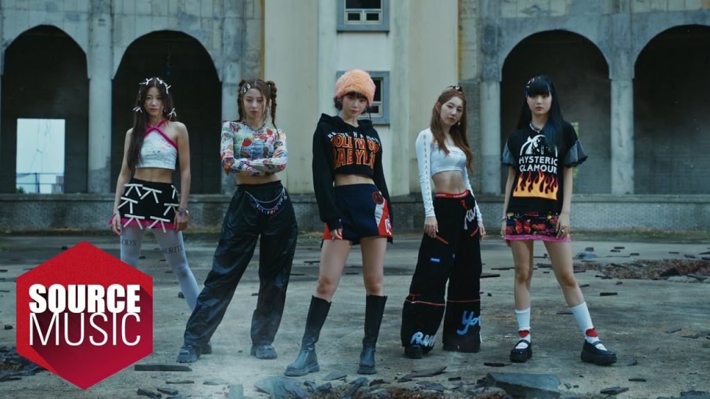 LE SSERAFIM in the ANTIFRAGILE official music video