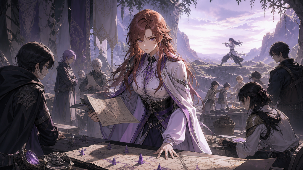 legends-yuria-legend-ova-react-fan-art.png Yuria Legend OVA React Fan Art Yuria directs a hidden resistance sanctuary in original fan art for the Yuria Legend OVA React.[2]