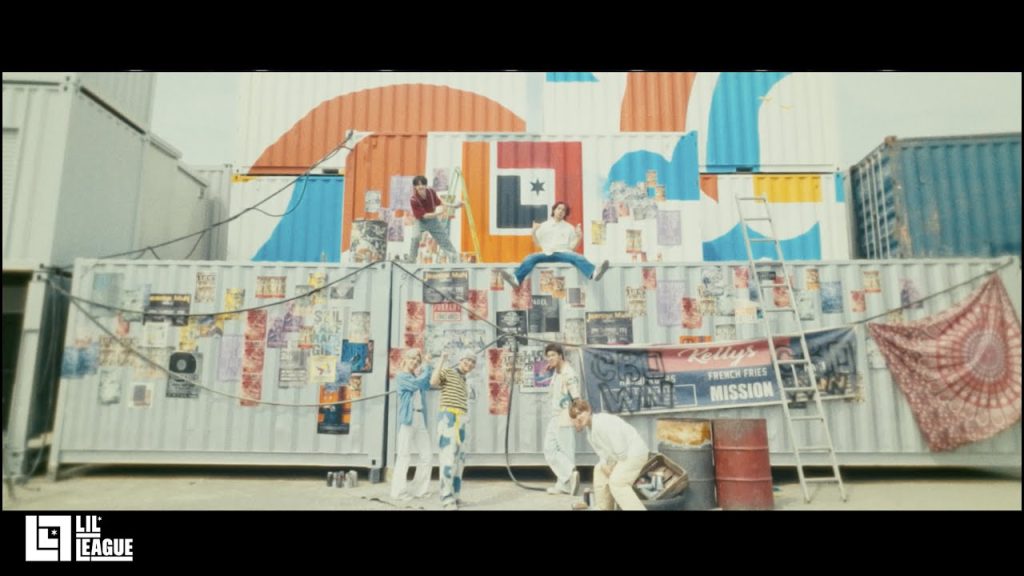 Kodai Yamada in a real official LIL LEAGUE video frame.