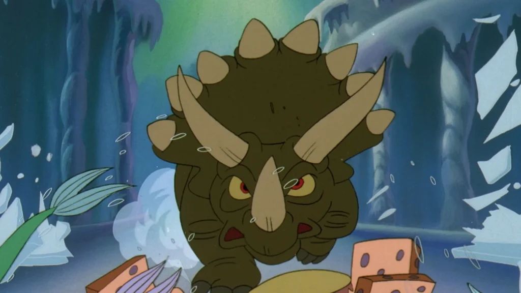 Official episode image from The Little Mermaid S3E4 Land of the Dinosaurs