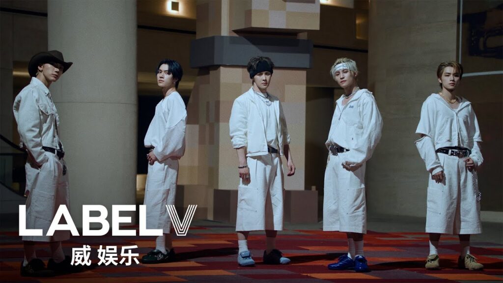 WayV performing BIG BANDS in the official music video