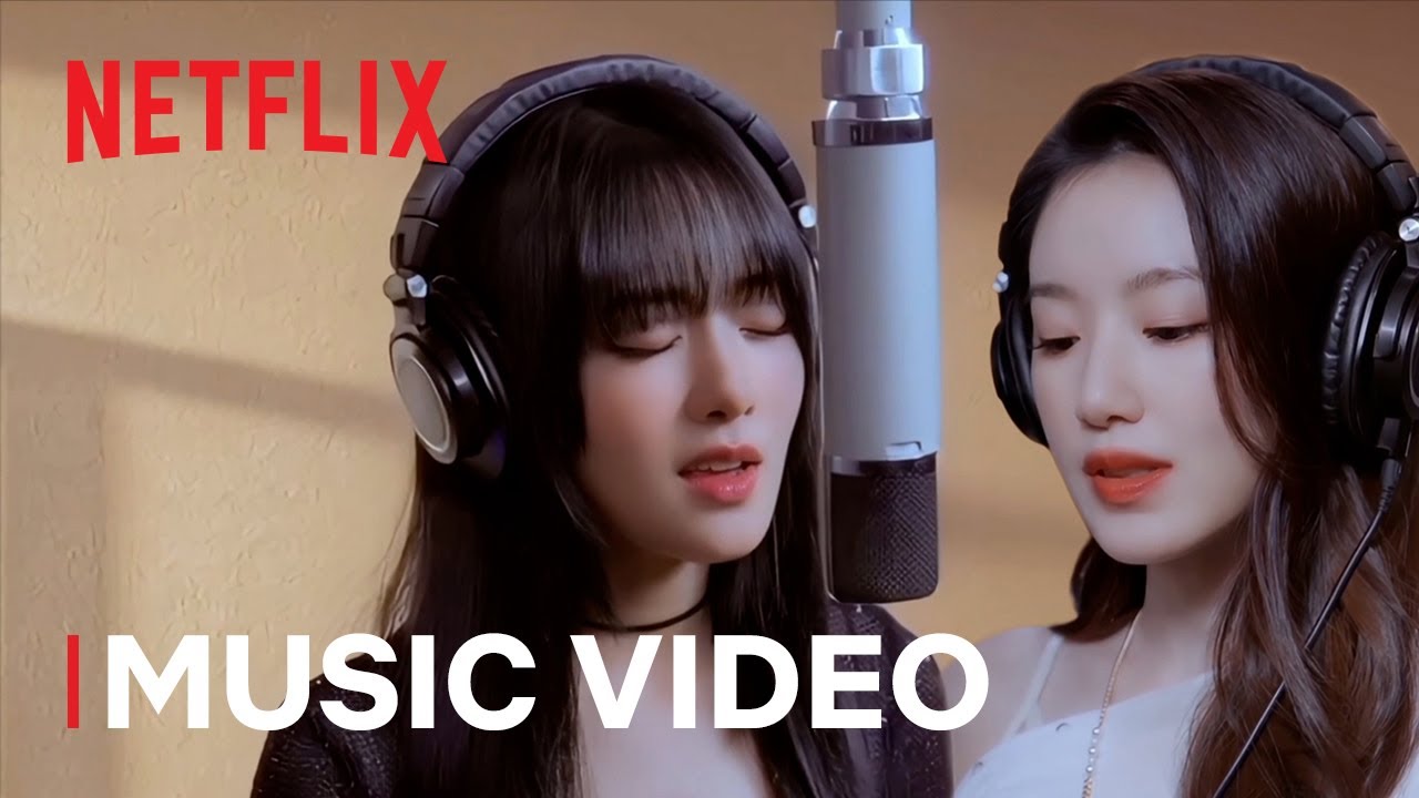 Minnie and Shuhua in the Burn Me Into the Light music video