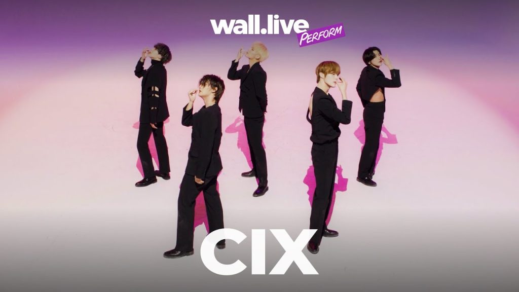CIX performing My name is shadow and Lovers or Enemies for wall.live.