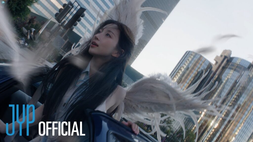 NMIXX in the Blue Valentine official music video