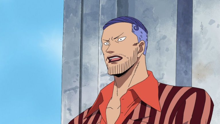 Official One Piece Episode 231 story scene from the Water 7 arrival arc