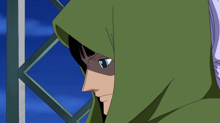Official One Piece Episode 245 story scene from the Water 7 CP9 reveal arc