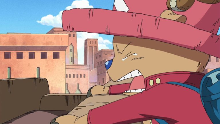 Official One Piece Episode 271 story scene from the Enies Lobby Robin and Gear Second conflict