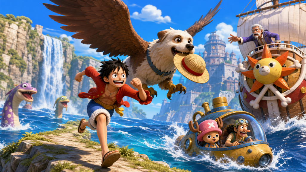 RaeRae Reviews: One Piece 3D Straw Hat Chase