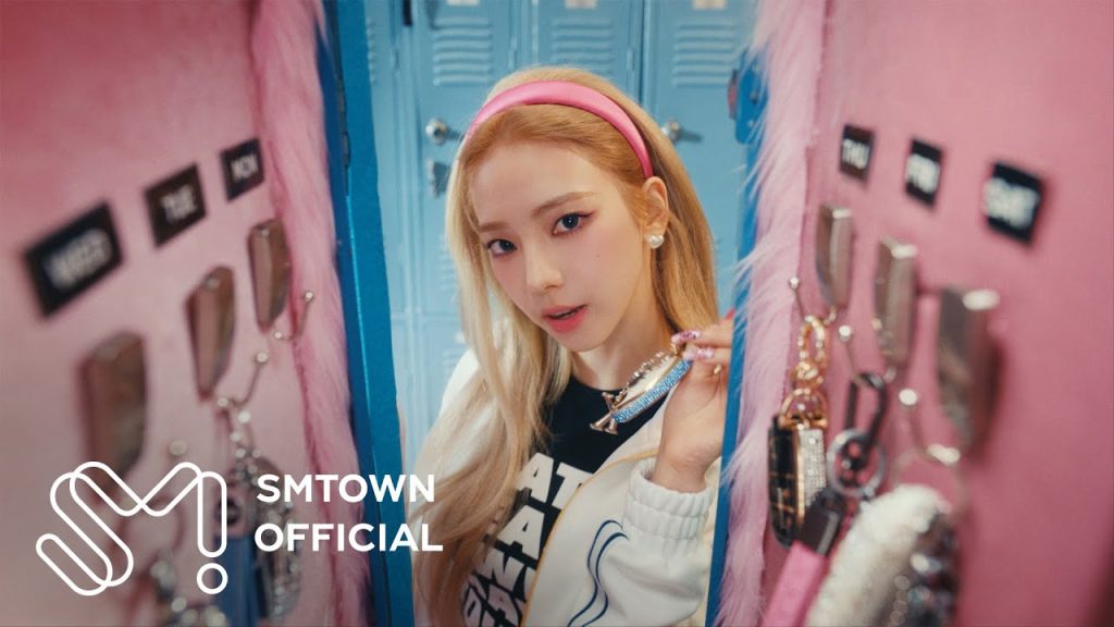 aespa in the Spicy official music video