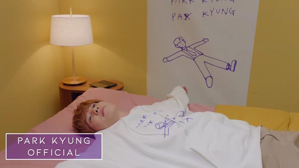 Park Kyung of Block B in the official Gwichanist music video.