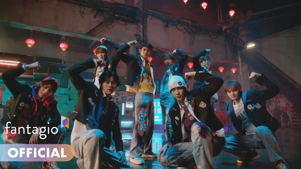 Jinsu, Chael, Takuma, Junwoo, Dohyun, Ian, Ji Eunho and Eunseop in exact playlist video pgxBMYqZ92s.