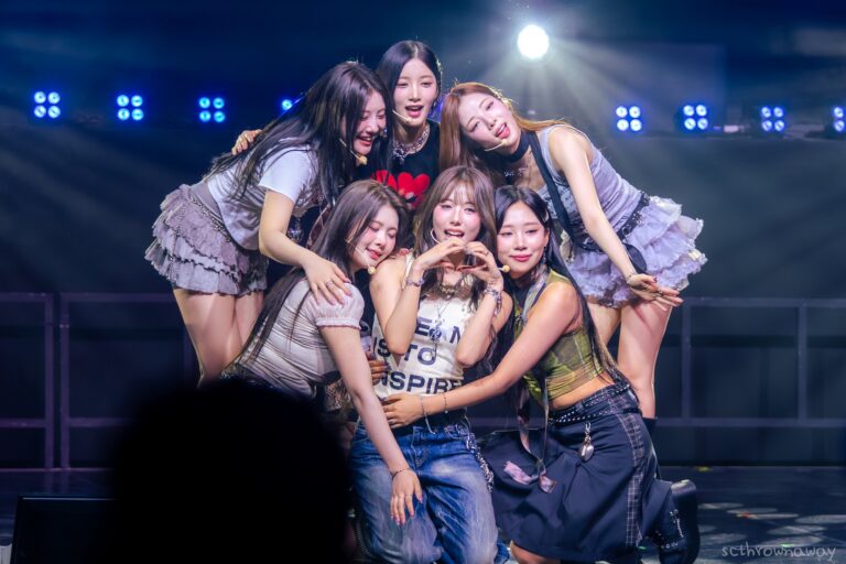 PURPLE KISS together during their final Seoul concert in November 2025