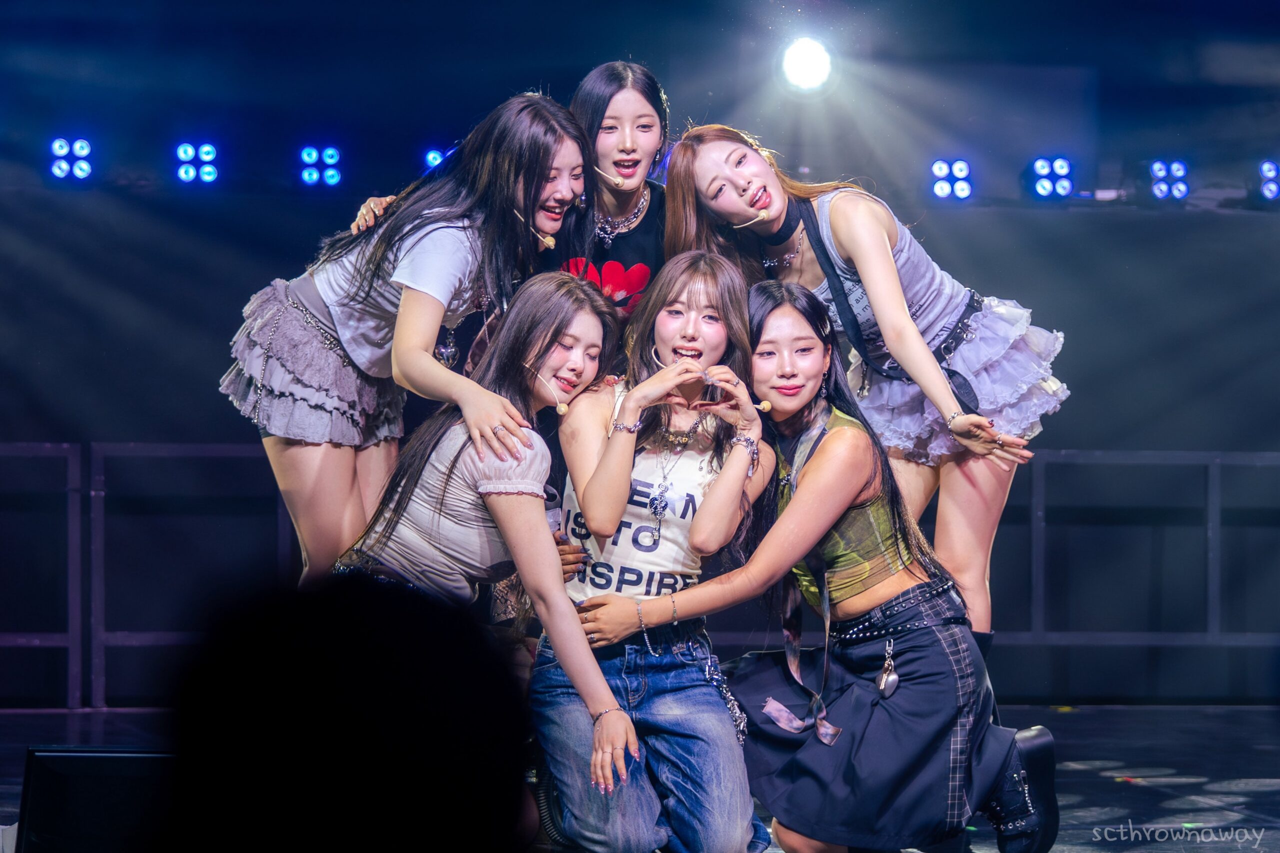 PURPLE KISS together during their final Seoul concert in November 2025