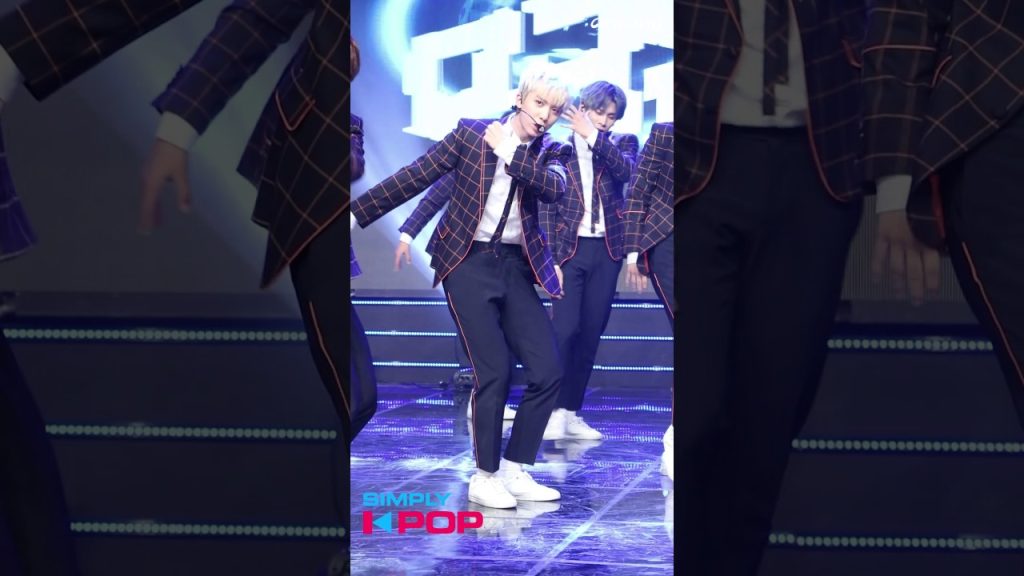 Hwiyoung in a real individual SF9 performance frame.