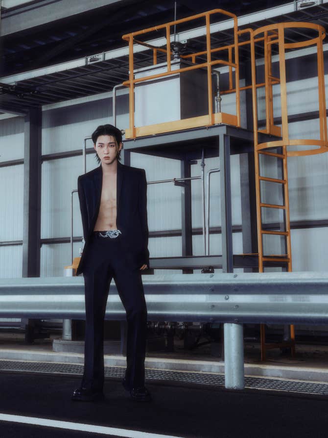 Hwi of TNX in an official color promotional portrait