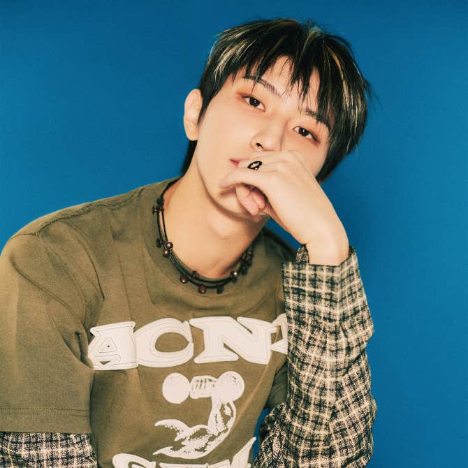 Taehun of TNX in an official color promotional portrait