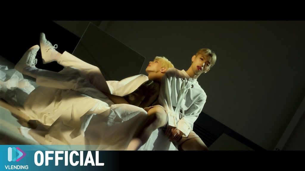 Taehwan, Gon, Hyesung, Sungkook and Yeonggwang together in a real official VANNER music-video frame.