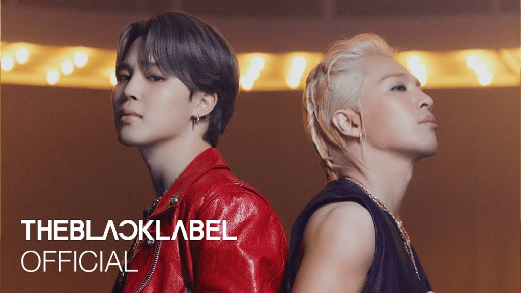 TAEYANG and Jimin performing together in the VIBE official music video
