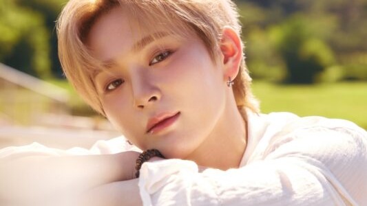 Haseung in a real WHIB promotional portrait.