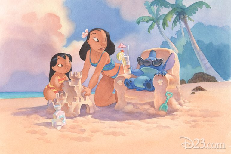 Stitch The Movie Official Production Art used for CVM Sekai editorial identification and criticism