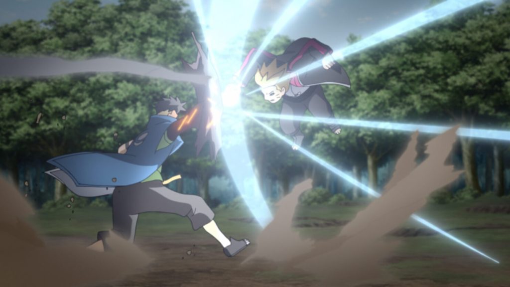Boruto and Kawaki clash with Karma active in Boruto Episode 197
