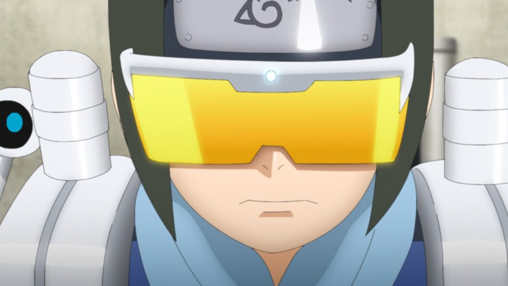 Denki activates his scientific ninja equipment in Boruto Episode 226